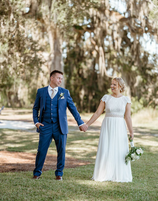 Ordained by Pod: The Lowcountry’s resident ace reporter and her trusty producer took a moment away from their ultra-popular podcast to tie the knot.