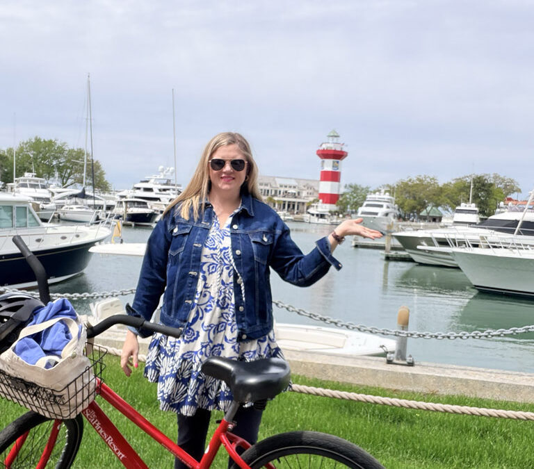 Biking Through  Sea Pines Resort