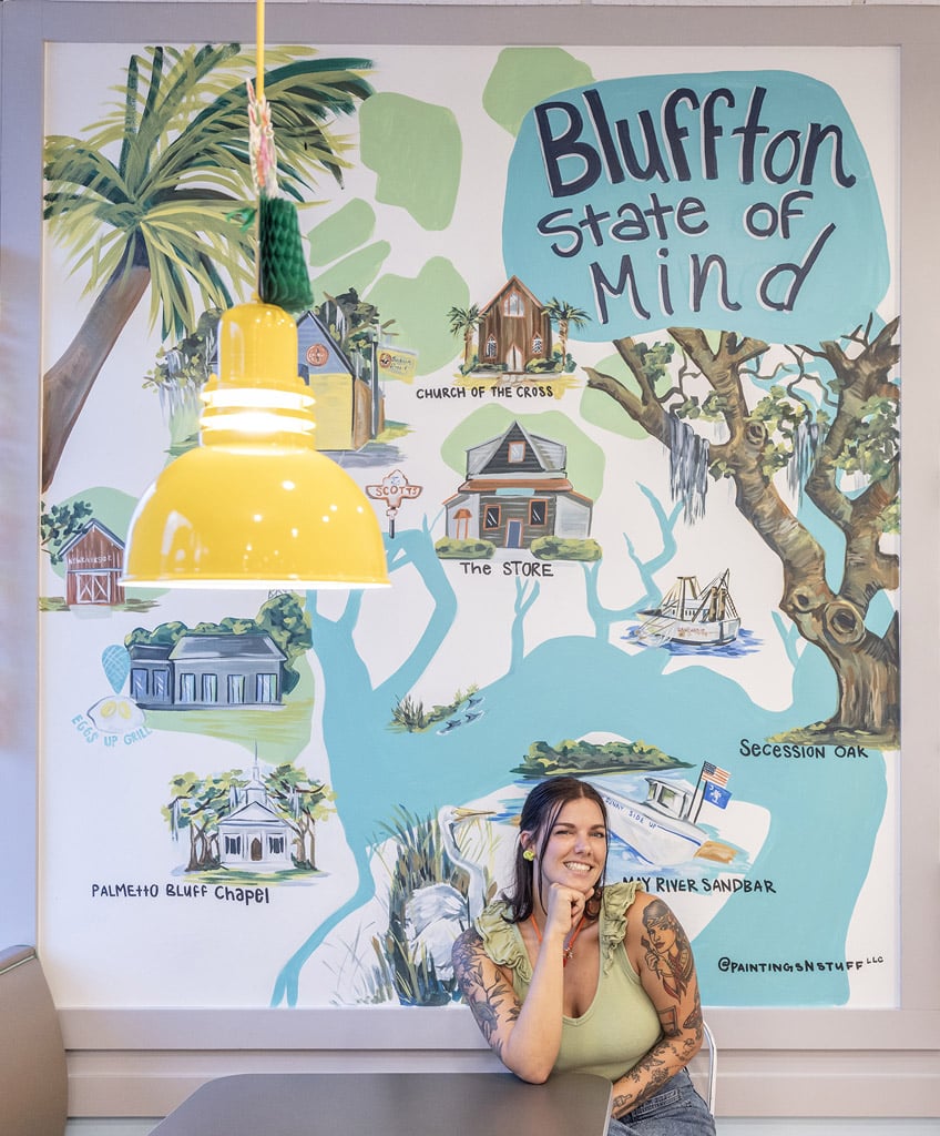 EggsUpBlufftonMural